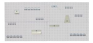 Bott Perfo Panels | Shadow Boards | Tool Boards | Wall Mounted 4 x 990 x 457mm Bott Perfo   panels with a 40 piece hook kit